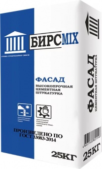 Штукатурная смесь ФАСАД БИРСМIX, 25 кг/60